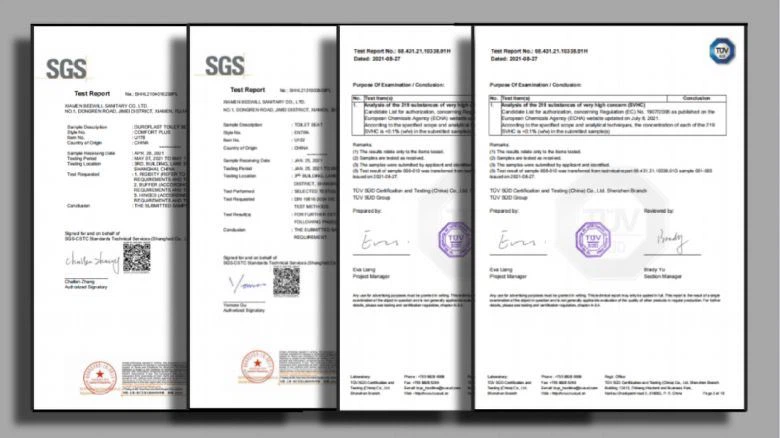 toilet seat certification
