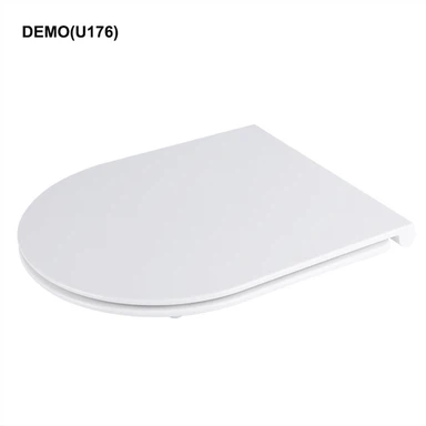 U shaklidagi qopqoqli hojatxona o'rindig'i