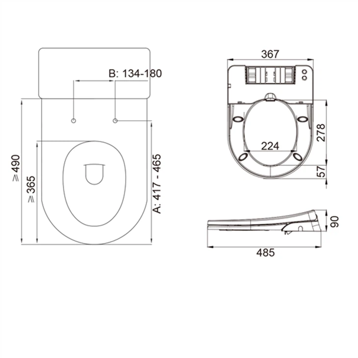 luxury bidet toilet seat
